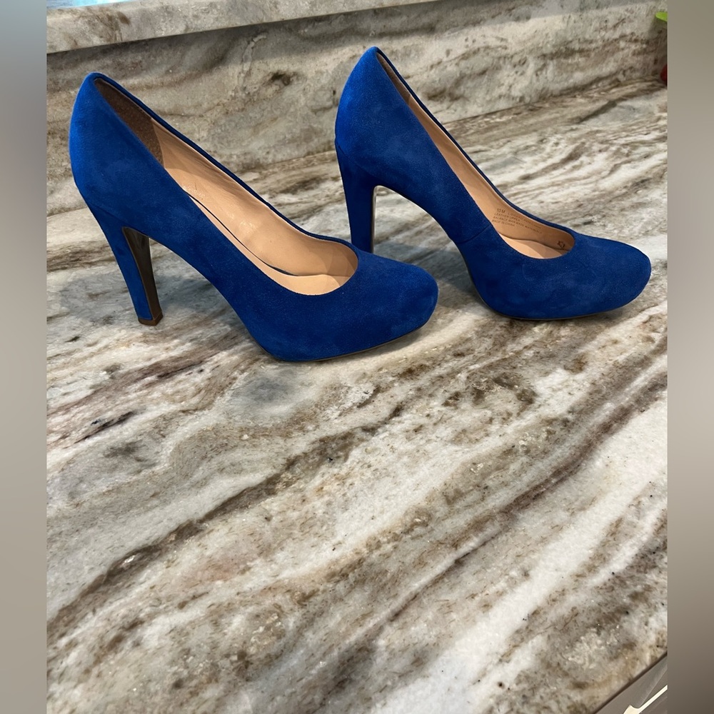 Franco Sarto Royal Blue Heels